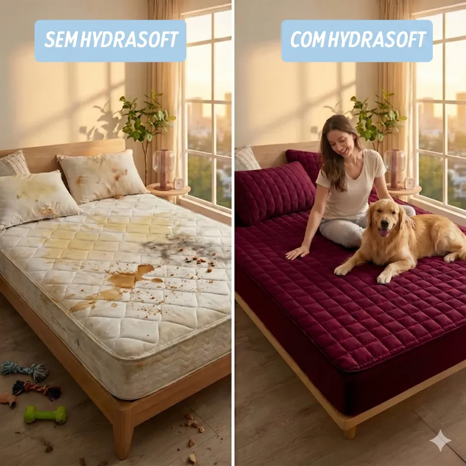 Hydra Soft Jogo de Cama Impermeável Premium, Capa com 2 Fronhas, foto 2